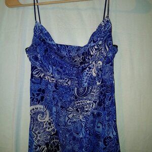 vintage blue dress